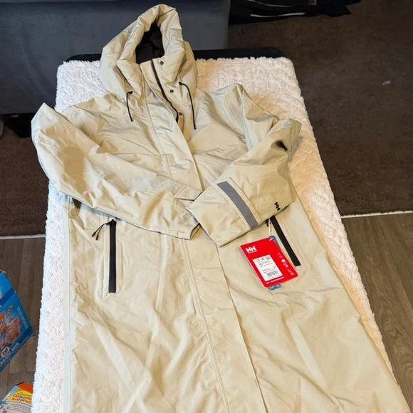Helly Hanse Women's URB Lab Rain Jacket or Raincoat - Picture 1 of 4